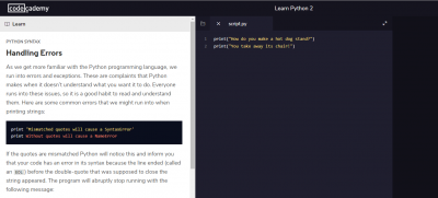 Ultimate Guide to Free Python Resources for Beginners = Codecademy