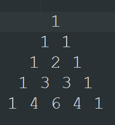 Pascal's Triangle Python Level 5