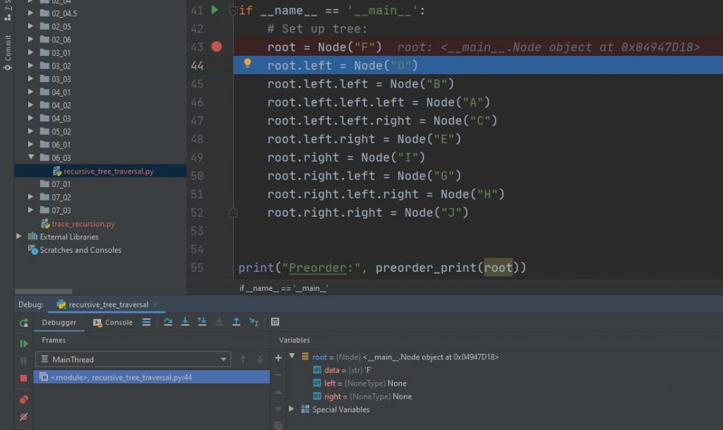 Python PyCharm Debugger