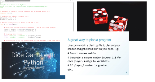 Python Dice Game Mini Project